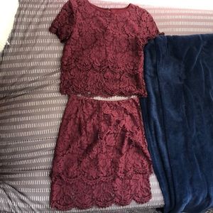 Two piece dress